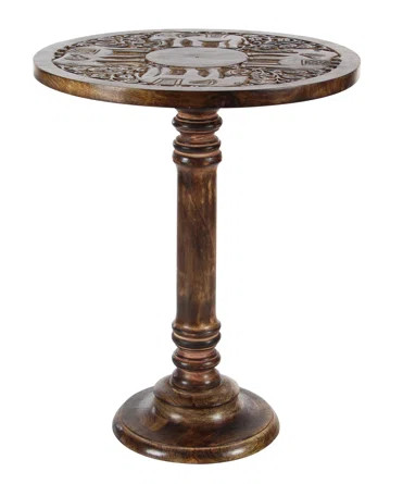 World Menagerie Muna Wood Elephant End Table | Wayfair | Wayfair North America