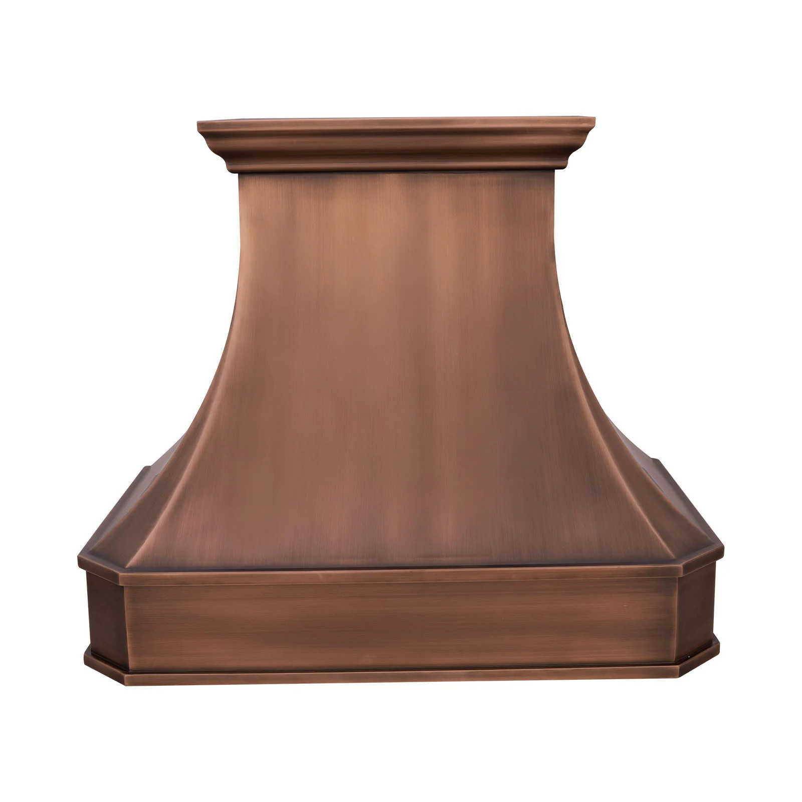 Nauxus Handmade Wall Mount Copper Range Hood with High CFM Vent Motor one_size | NXH711C-AC-S-S-36 | Lowe's