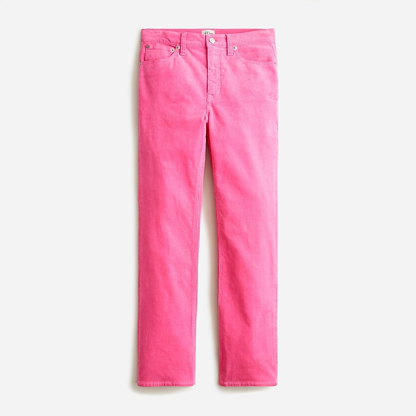 High-rise slim demi-boot pant in corduroy | J. Crew US