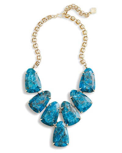 Harlow Statement Necklace in Aqua Apatite | Kendra Scott
