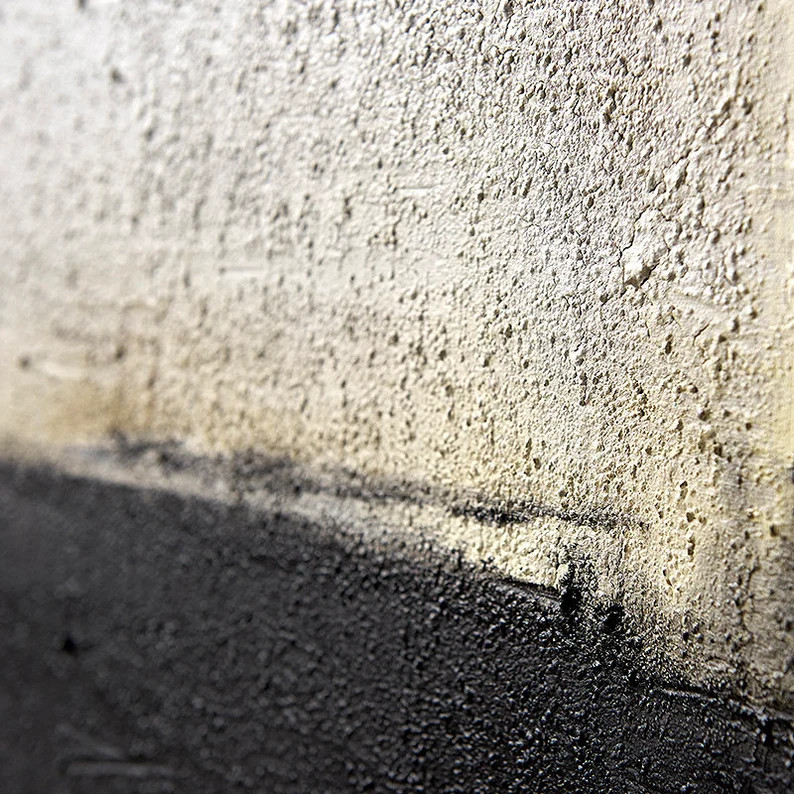 Original Beige and Black Wall Art, Modern Abstract Painting on Canvas, Large Textured Canvas Pain... | Etsy (US)