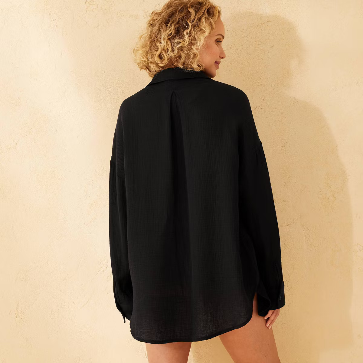 Women's Gauze Cover Up Shirt Dress - Shade & Shore™ | Target