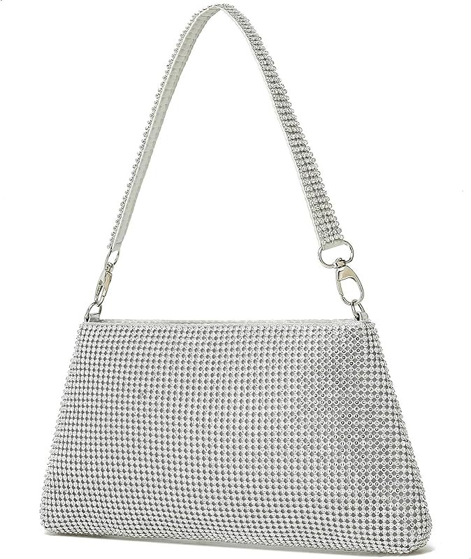 YIKOEE Rhinestone Clutch Purses for Women Bling Evening Bag | Amazon (US)