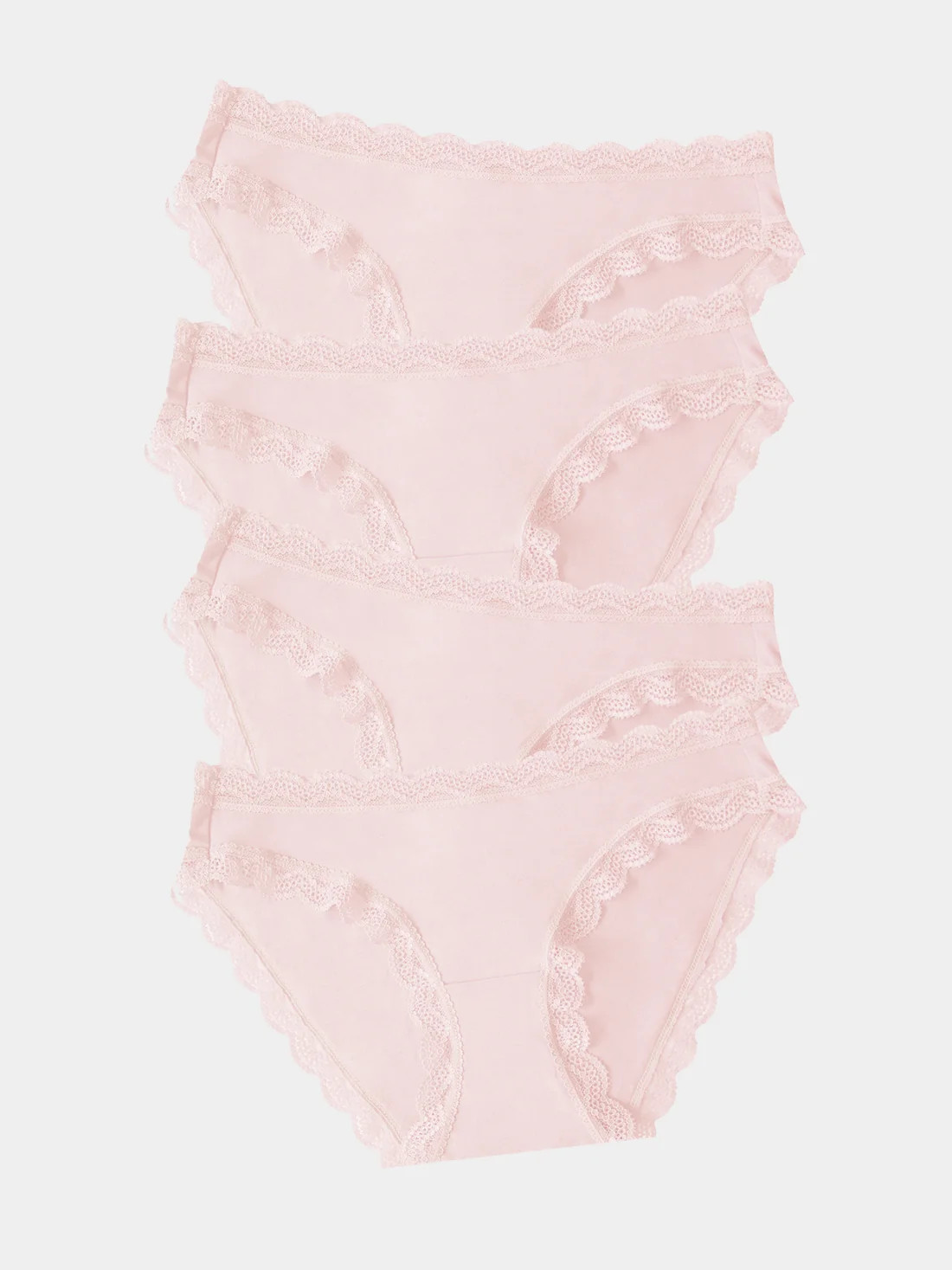 The Original Brief Four Pack - Pink a Boo | Sustainable Underwear | Stripe and Stare