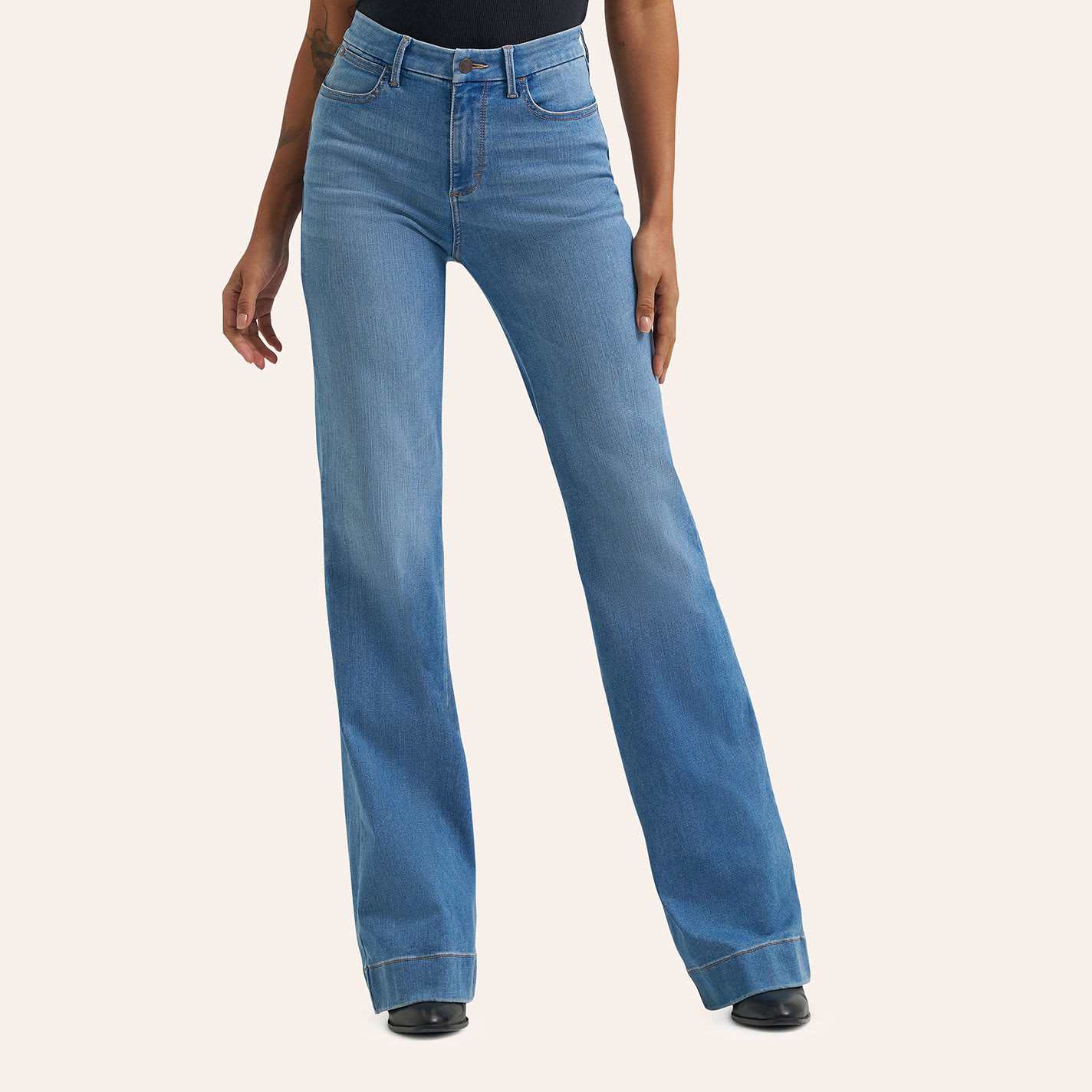 Wrangler Bespoke Women's Bristol High Rise Trouser Jeans - 25x34 - From Cavender's | Cavender's