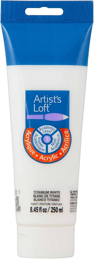 ARTIST LOFT 8.45oz. Acrylic Paint, Titanium White | Amazon (US)