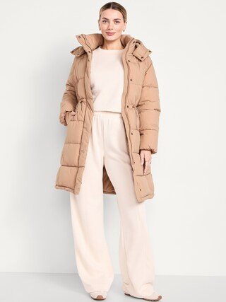 Water-Resistant Quilted Long Puffer Jacket | Old Navy (US)