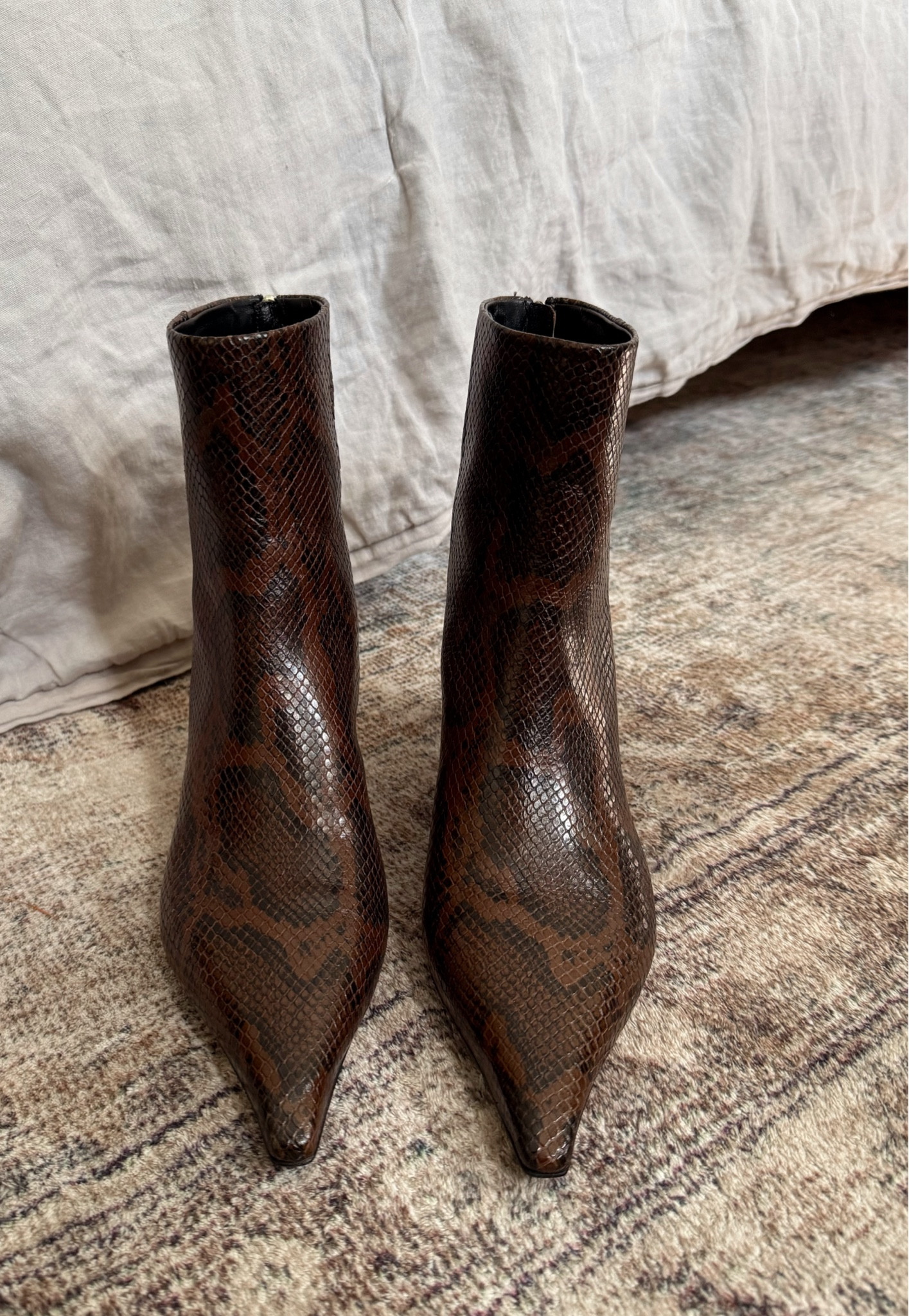 True to size. If in between sizes, size up. #aeyde #fallboots2024