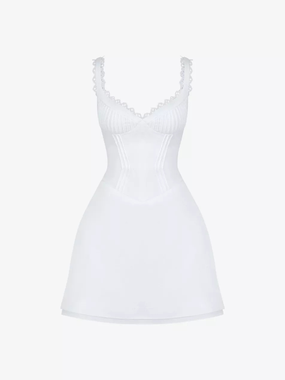 Tilly pin-tuck woven mini dress | Selfridges