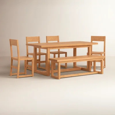 Modica Solid Wood 6 Piece Dining Set | Perigold