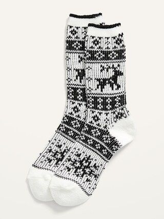 Soft-Knit Crew Socks for Women | Old Navy (CA)