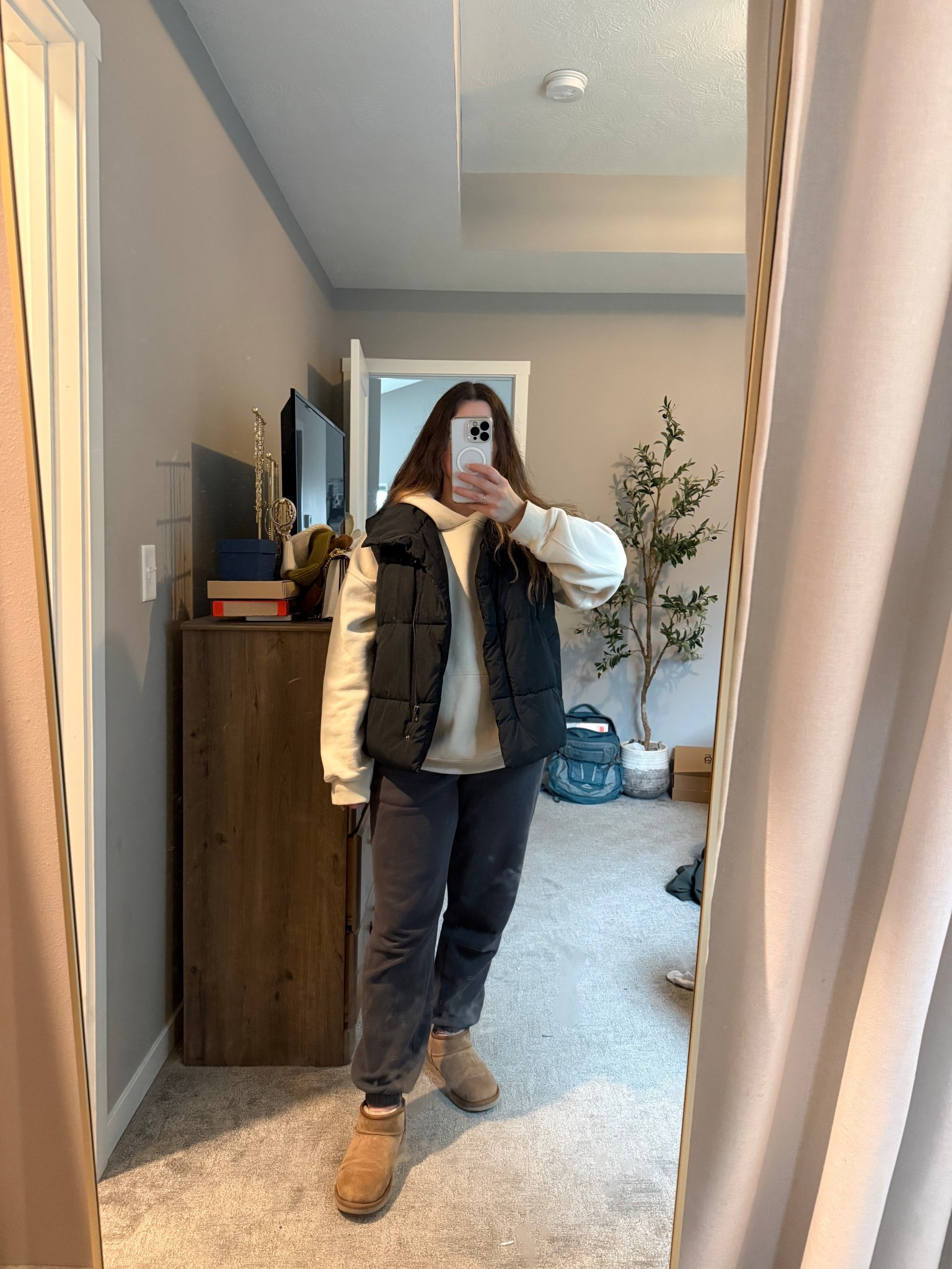 Comfy cozy ootd

Men’s small in sweatshirt
Small in sweatpants 
Both True to size


#LTKFindsUnder50 #LTKSeasonal #LTKSaleAlert