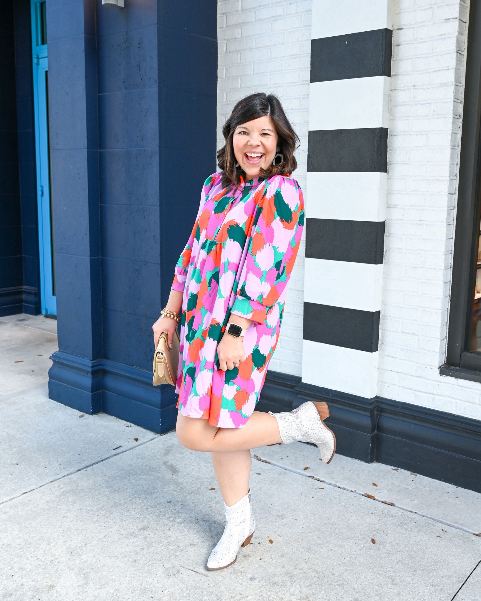 Fun, colorful dress for work and play! I’m in a M but could have sized down!

#LTKfindsunder100 #LTKstyletip #LTKmidsize