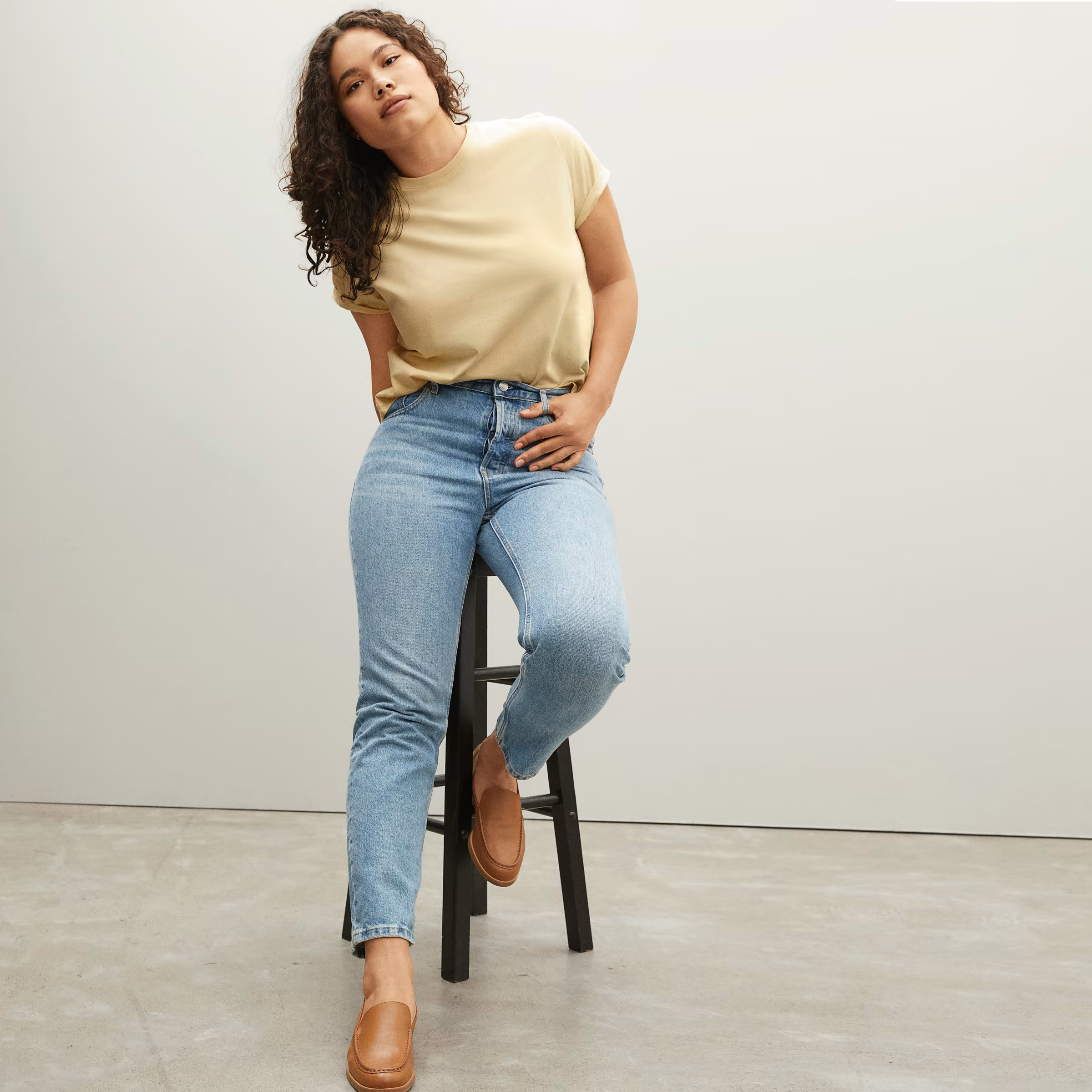 The Organic Cotton Box-Cut Tee | Everlane