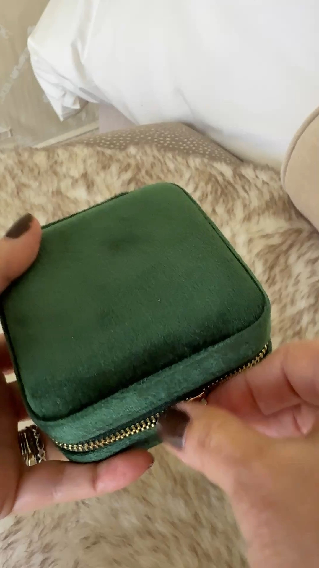 Prime day deal on this velvet travel jewelry box.

#LTKHome #LTKSaleAlert