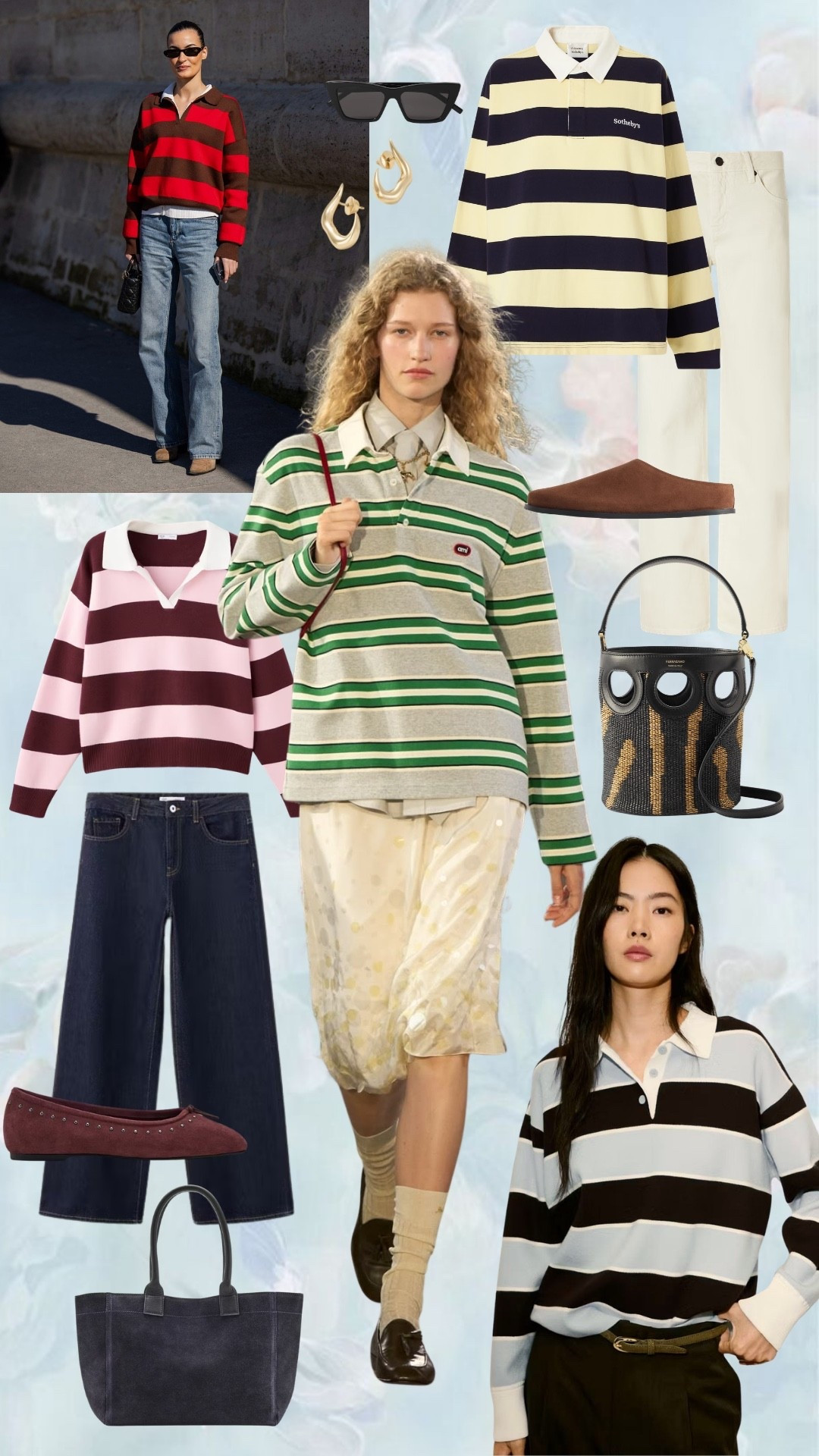 The Polo Shirt Edit

Classic polo shirts get an autumn update with bold stripes, relaxed proportions and rich colour combinations. Styled with denim, tailored trousers or simple flats, they bring an easy preppy feel to everyday dressing.

polo shirt, striped polo, long sleeve polo, preppy style, sporty chic, autumn style, fall fashion, transitional dressing, casual outfit, denim outfit, tailored trousers, loafers, ballet flats, striped top, everyday style, outfit inspiration, fashion edit

#LTKFashionMonth #LTKstyletip #LTKsummer