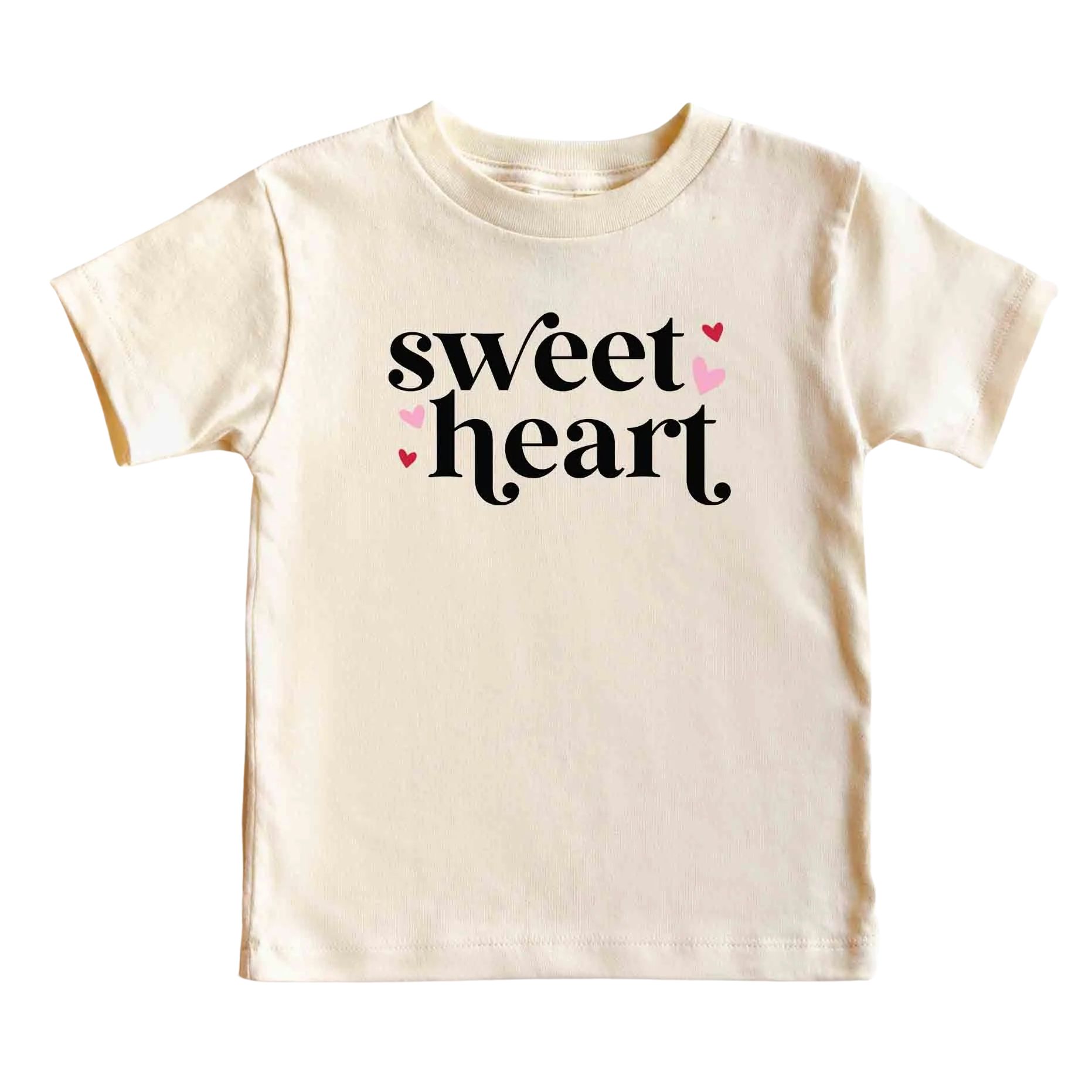 Sweet Heart Kids Graphic Tee | Natural | Caden Lane