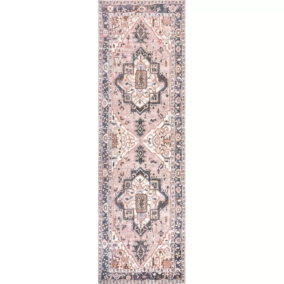 Nuloom Sasha Machine Washable Medallion Area Rug | Target