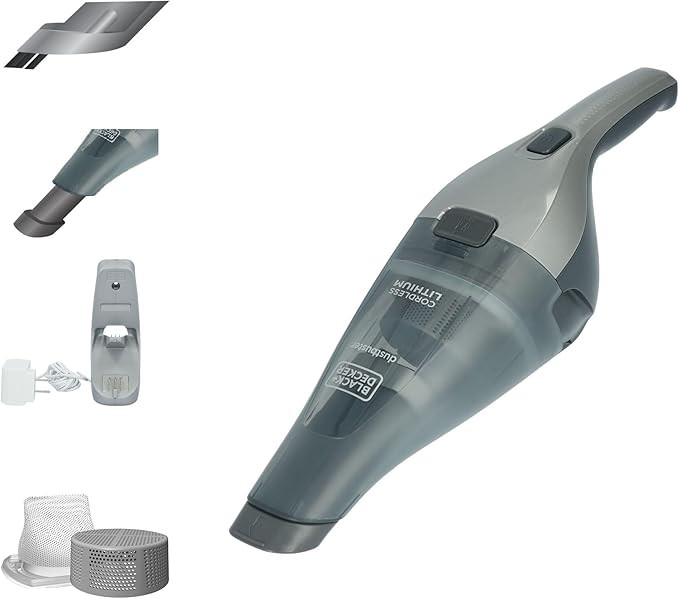 BLACK+DECKER dustbuster Handheld Vacuum, 8V Cordless, Hand Vacuum for Quick Cleanup with Crevice ... | Amazon (US)