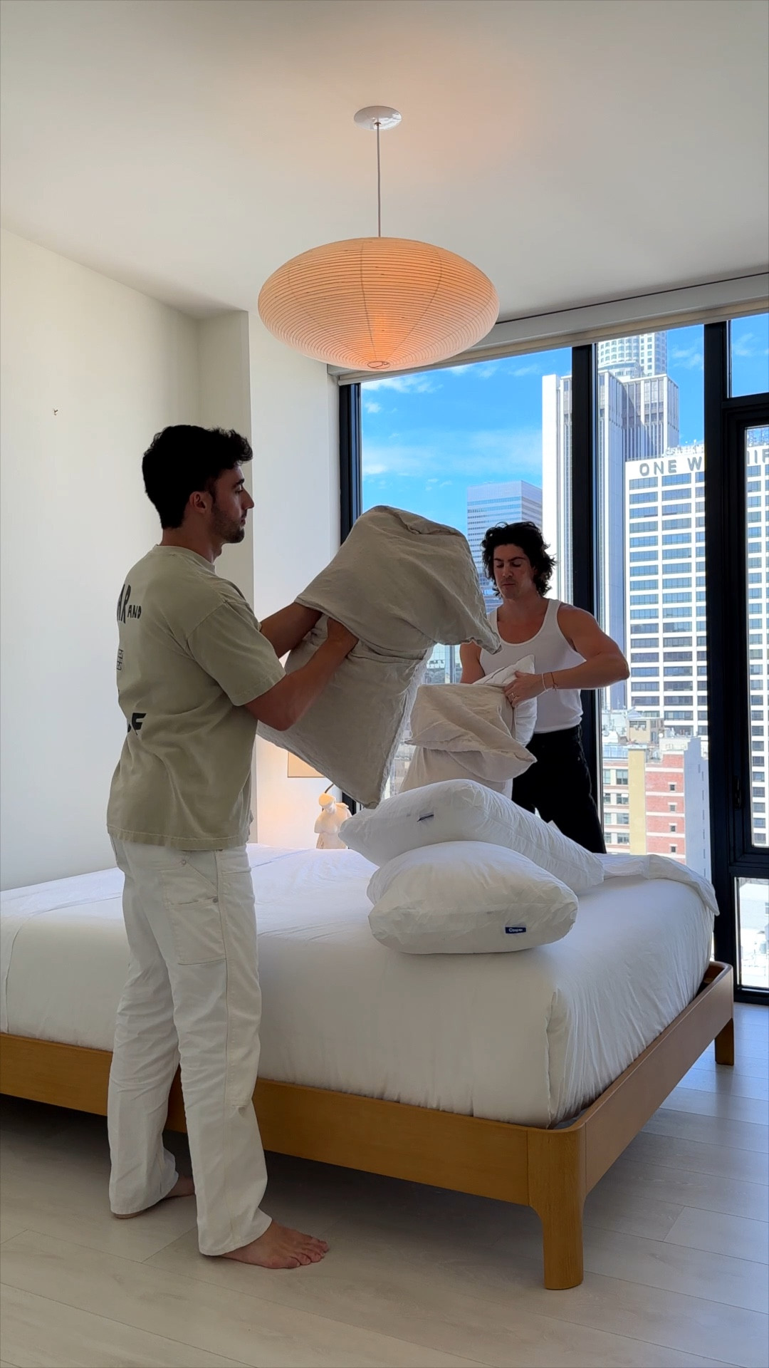 We finally turned our office into a guest room with a new Casper mattress, pillows, and bed frame, blanket from Baublebar, and a Noguchi lamp (similar option from Urban Outfitters below) 

Shop our our guest room 🫶

#LTKhome