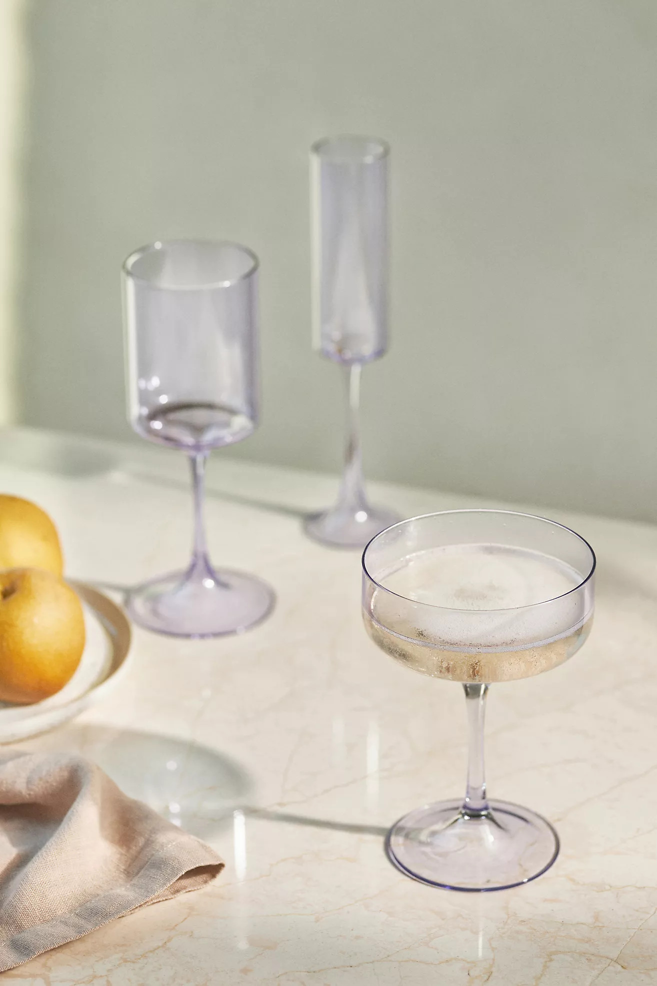 Morgan Wine Glasses, Set of 4 | Anthropologie (US)