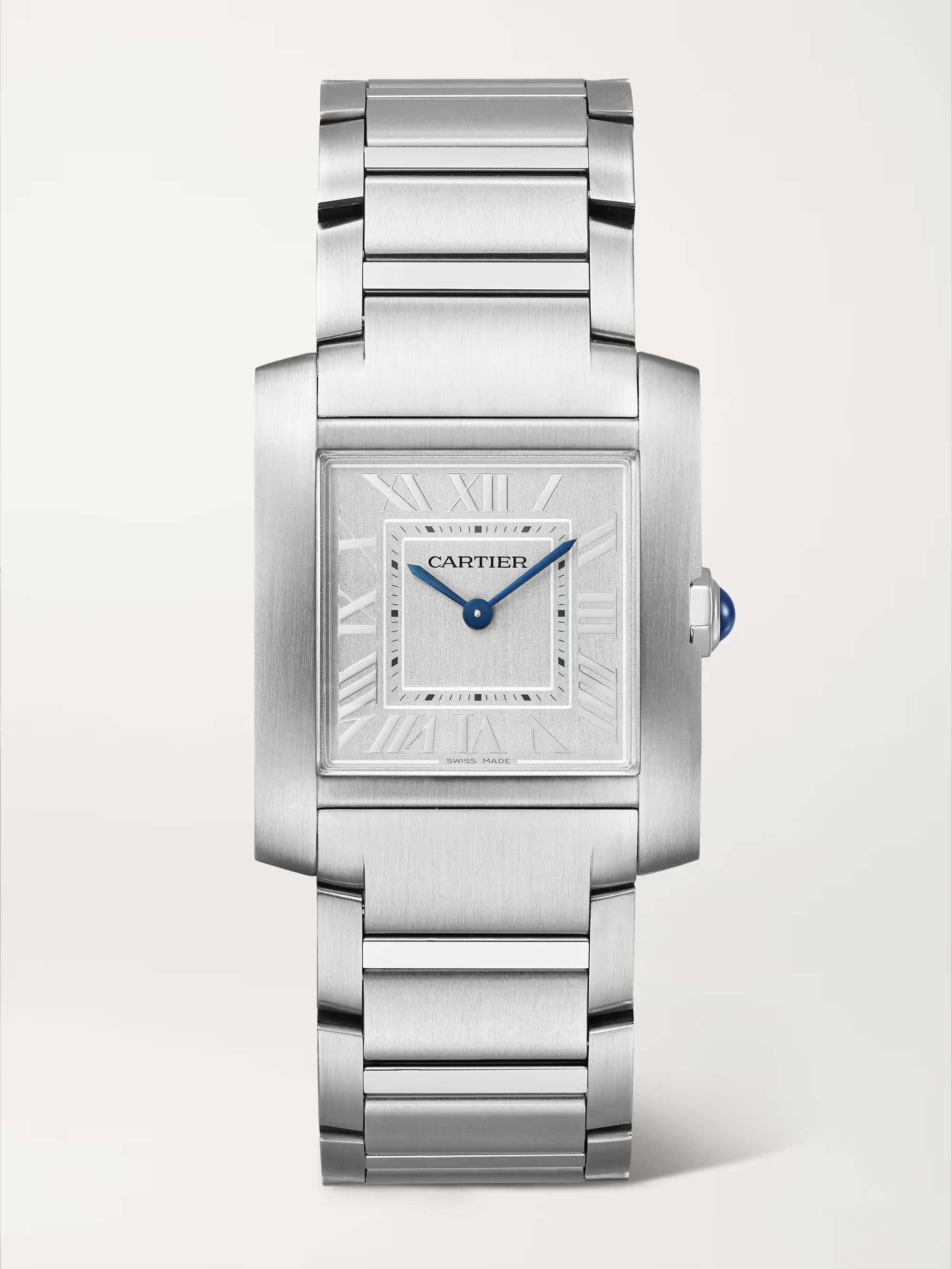 Tank Française Automatic 30mm medium stainless steel watch | NET-A-PORTER (US)