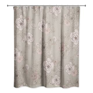 Intricate Floral Shower Curtain By Designs Direct in Brown | 71" x 74" | MichaelsÂ® | Michaels Stores