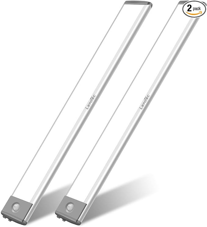 LEPOTEC 54 LED Under Cabinet Light, Pantry Light for Mom, 2500mah Rechargeable Wireless Motion Se... | Amazon (US)