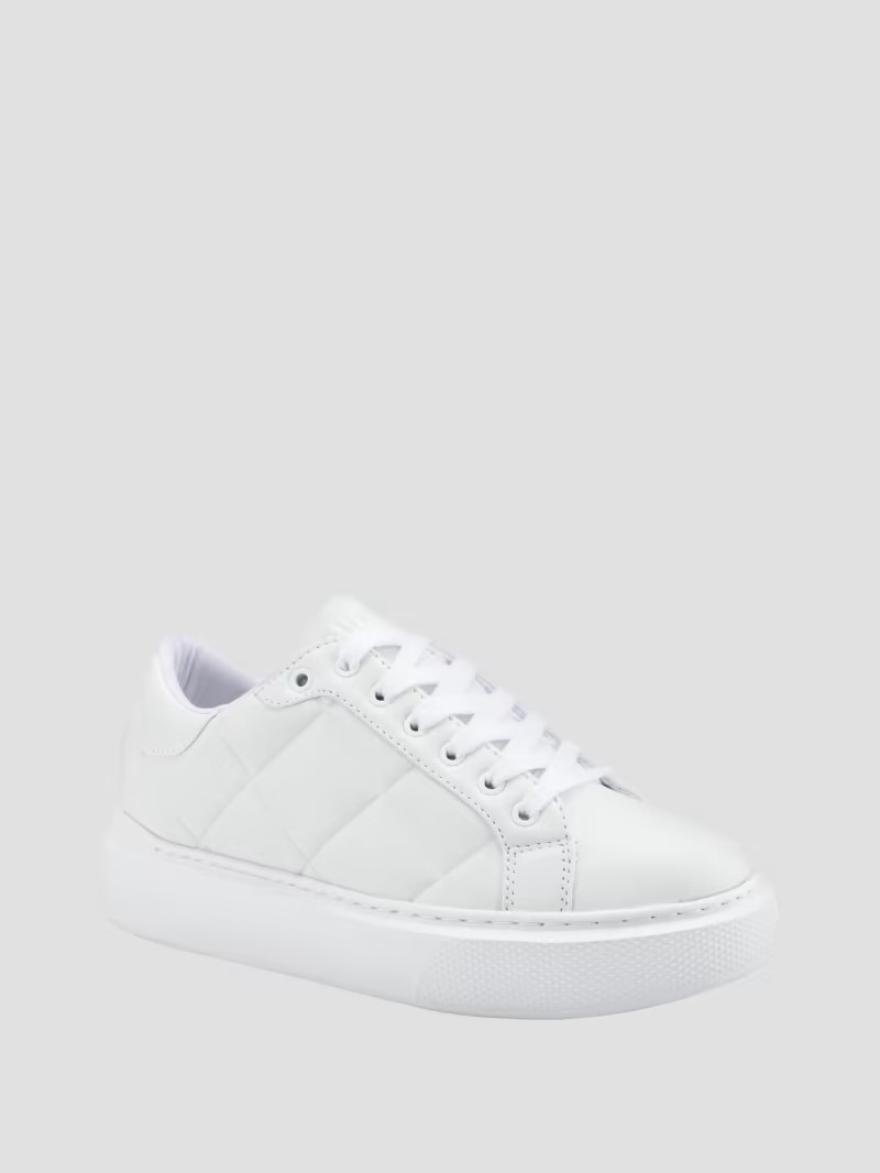 Hilan Quilted Low-Top Sneakers | Guess (US)