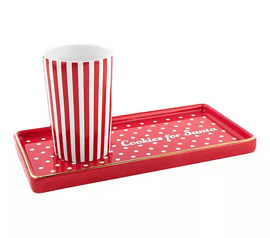 Draper James Milk and Cookies Set | QVC