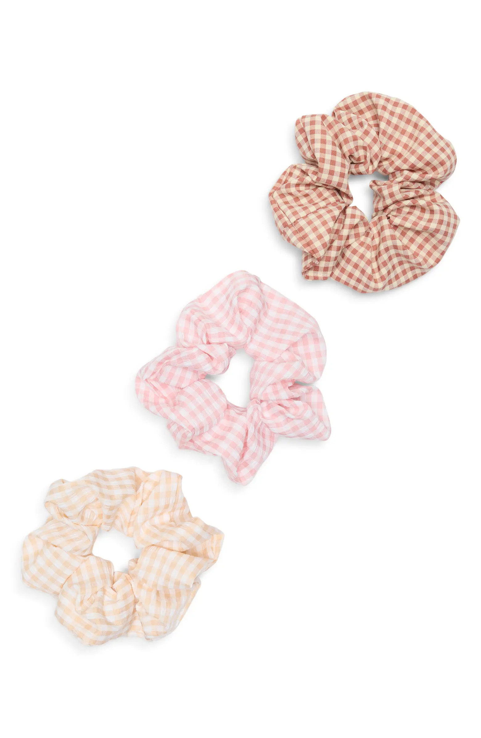 BP. 3-Pack Gingham Scrunchies | Nordstrom | Nordstrom