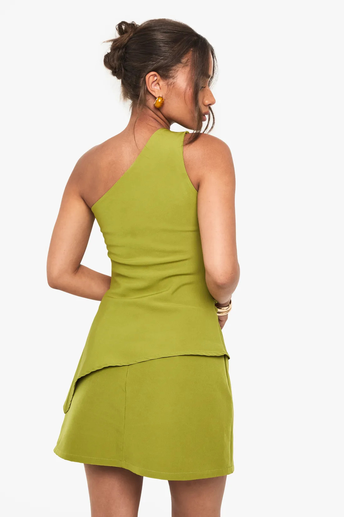 Woven Wrap Side Split Skort | Boohoo.com (UK & IE)