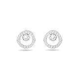 Amazon.com: Swarovski Creativity Women's Small Circle Pierced Stud Earrings with White Crystals o... | Amazon (US)