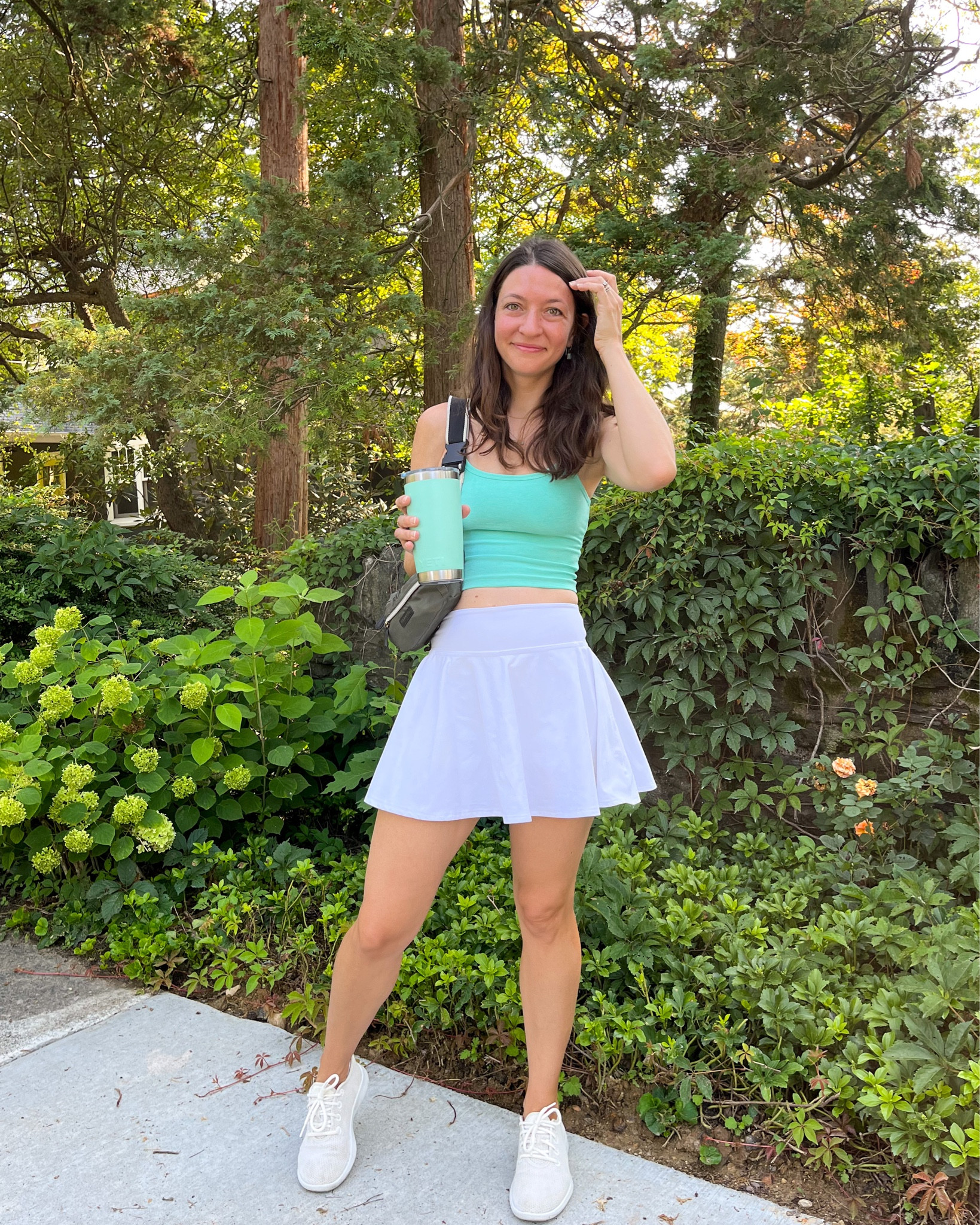 Just feeling really summery in this tennis skirt & cropped tank ☀️ 

#LTKSeasonal #LTKFitness