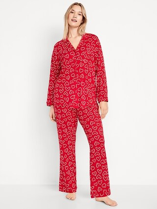 Knit Jersey Pajama Pant Set | Old Navy | Old Navy (US)