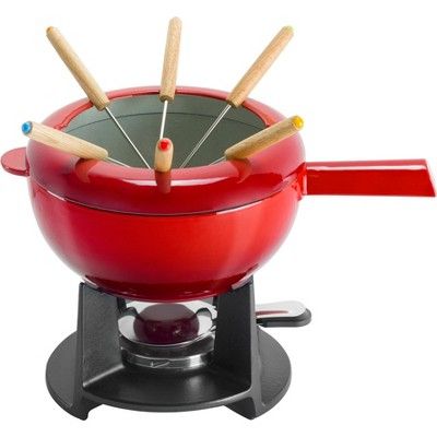 ZWILLING 8-in Fondue Pot Set with 6 Forks, For Chocolate, Caramel, Cheese, Sauces and More | Target