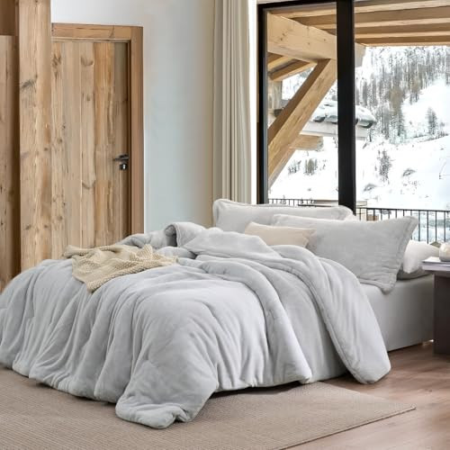 Coma Inducer Get Under Me Oversized King Comforter Set - Ice Gray | Amazon (US)