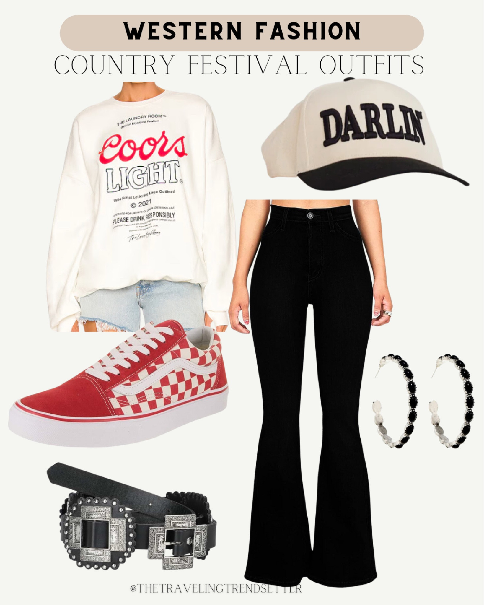 Country concert festival outfit idea - hats - vans - flare denim - black denim - bell bottoms - Nashville winter fall - concert outfit 

#LTKFindsUnder100 #LTKMidsize #LTKFindsUnder50