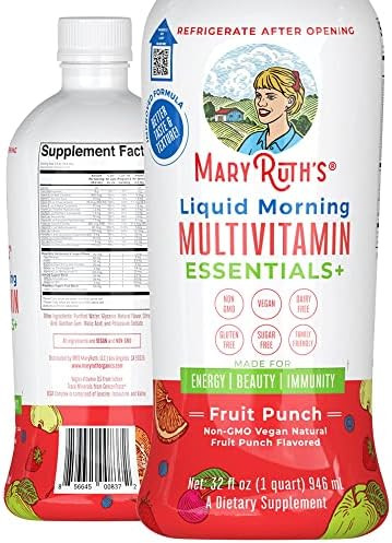 Multivitamin Multimineral for Women Men & Kids by MaryRuth's | No Added Sugar | Vegan Liquid Vita... | Amazon (US)
