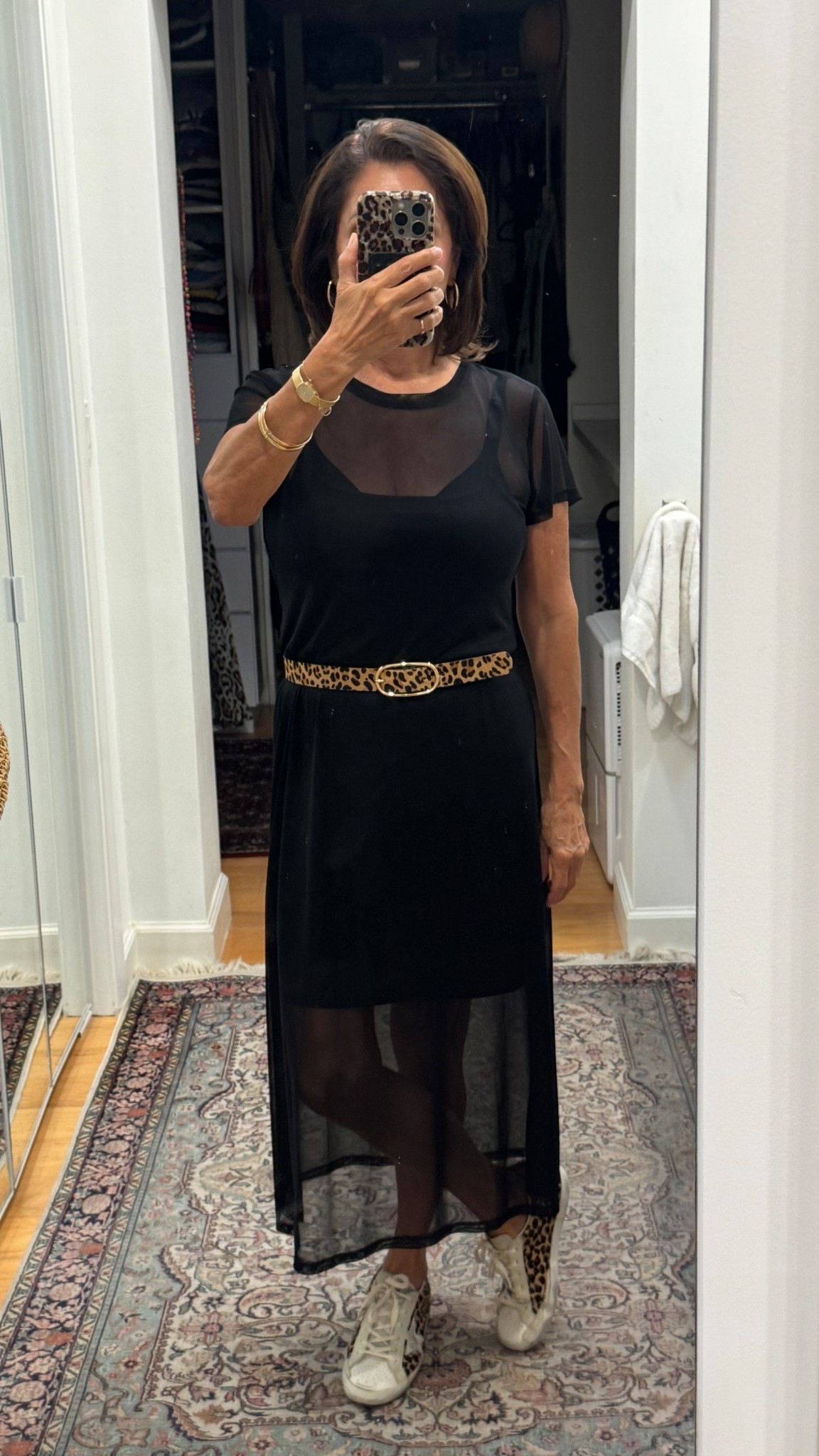 Effortless style 🤍
This black dress is my go-to piece — comfy, versatile, and perfect for any occasion. I styled it today with an animal print belt and my Golden Goose sneakers for that chic yet casual vibe. Perfect for traveling.
Dress it up or down — it always works! 🖤✨

#LTKPetite #LTKTravel #LTKStyleTip