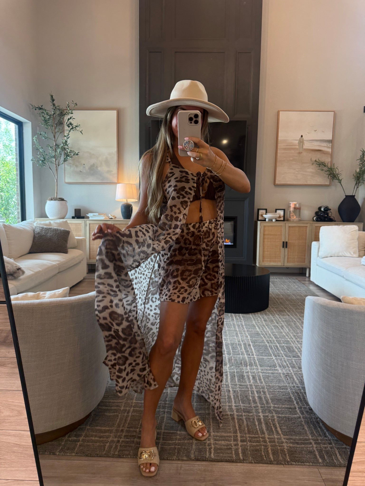 Color: leopard
Size: medium


#LTKSwim #LTKdayinmylife #LTKootd