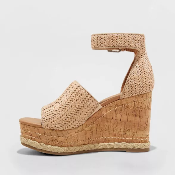 Women's Julianna Cork Wedges - Universal Thread™ | Target