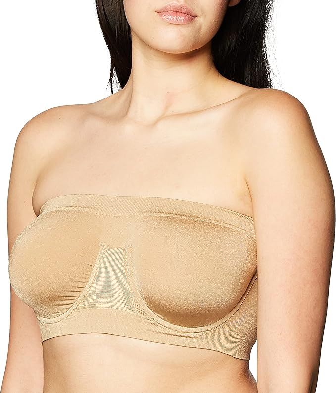 Ahh By Rhonda Shear Women's Angel Seamless Underwire Bandeau Bra | Amazon (US)