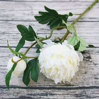 Artificial Peony Flowers Floral Crown Or Millinery Supplies Faux Dr298 | Etsy (US)