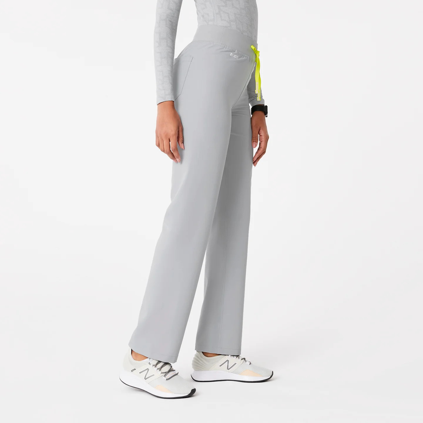Women’s High Waisted Livingston Scrub Pants™ - Silver Arrows · FIGS | FIGS