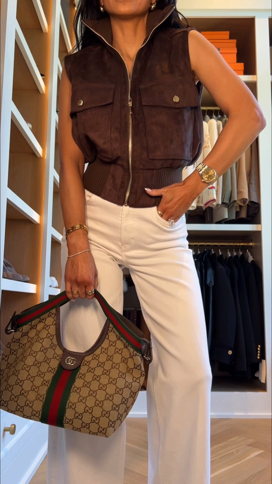 Zara new arrivals for fall
Zara casual jackets under $60
Zara suede vest 
Gucci Giglio small bag

#LTKSeasonal #LTKmomlife #LTKOver40