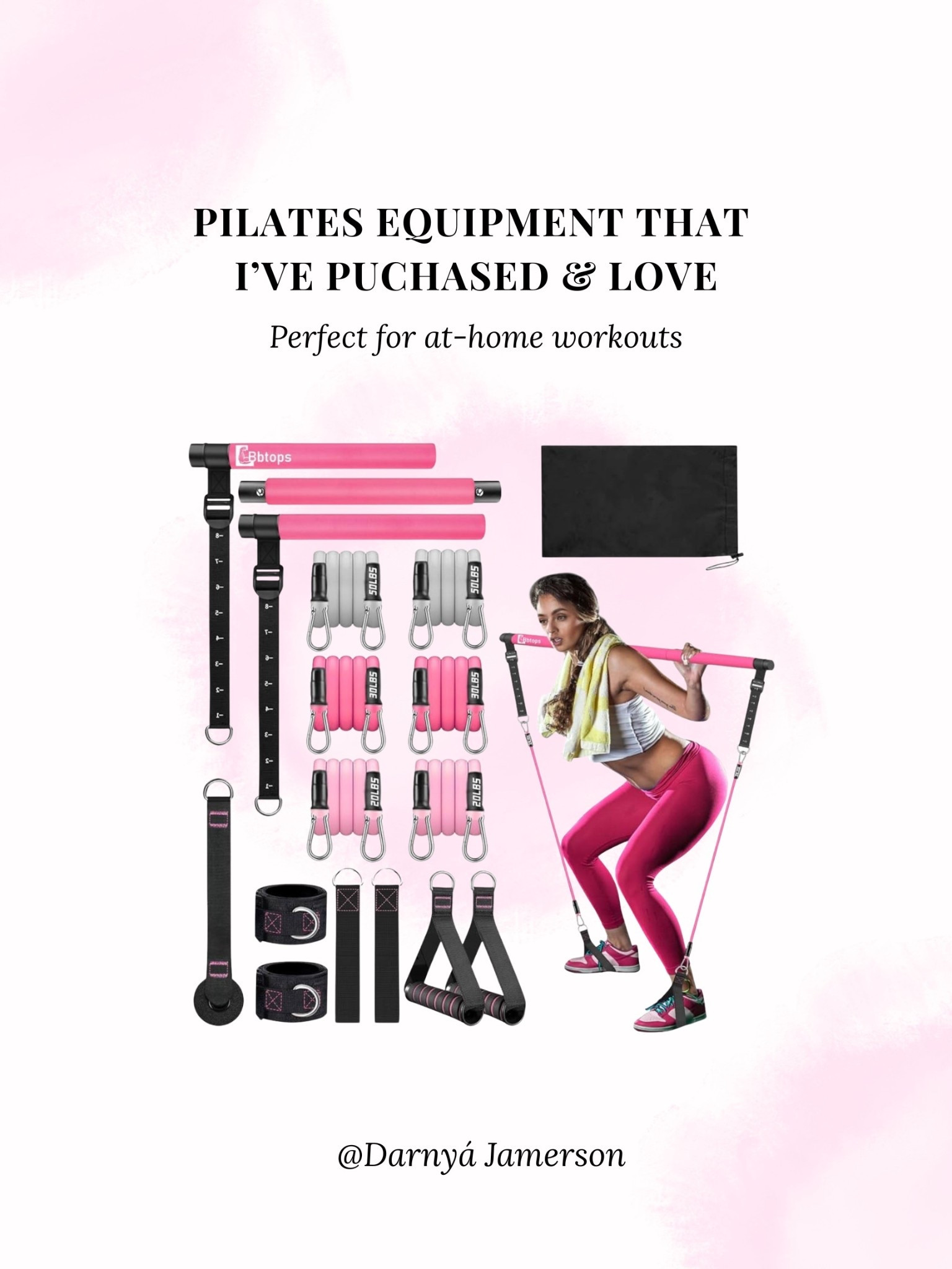 This Pilates bar is perfect for at home workouts and traveling. It provides resistance for all fitness levels, offering a full-body, engaging, and fun way to tone muscles and improve body awareness 💗

Grab yours from Amazon! 👇🏾

#LTKActive #LTKFindsUnder50