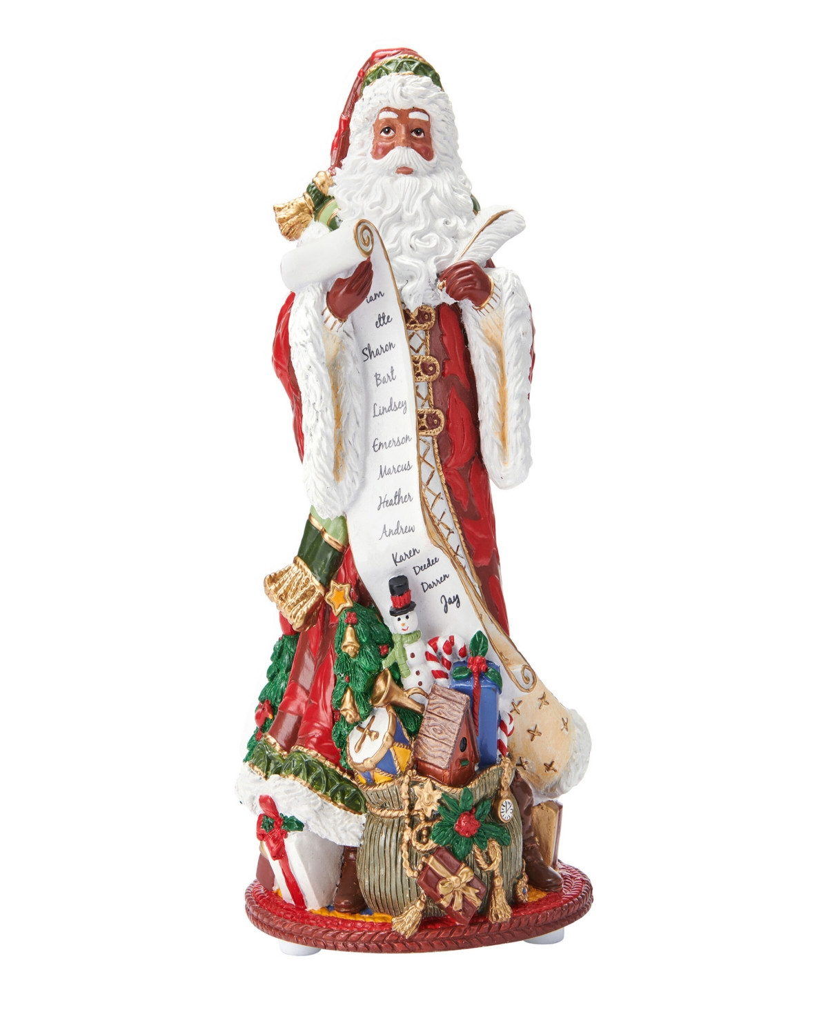 Fitz and Floyd Holiday Home African Santa Musical Figurine, 10.75-in - Assorted | Macy's