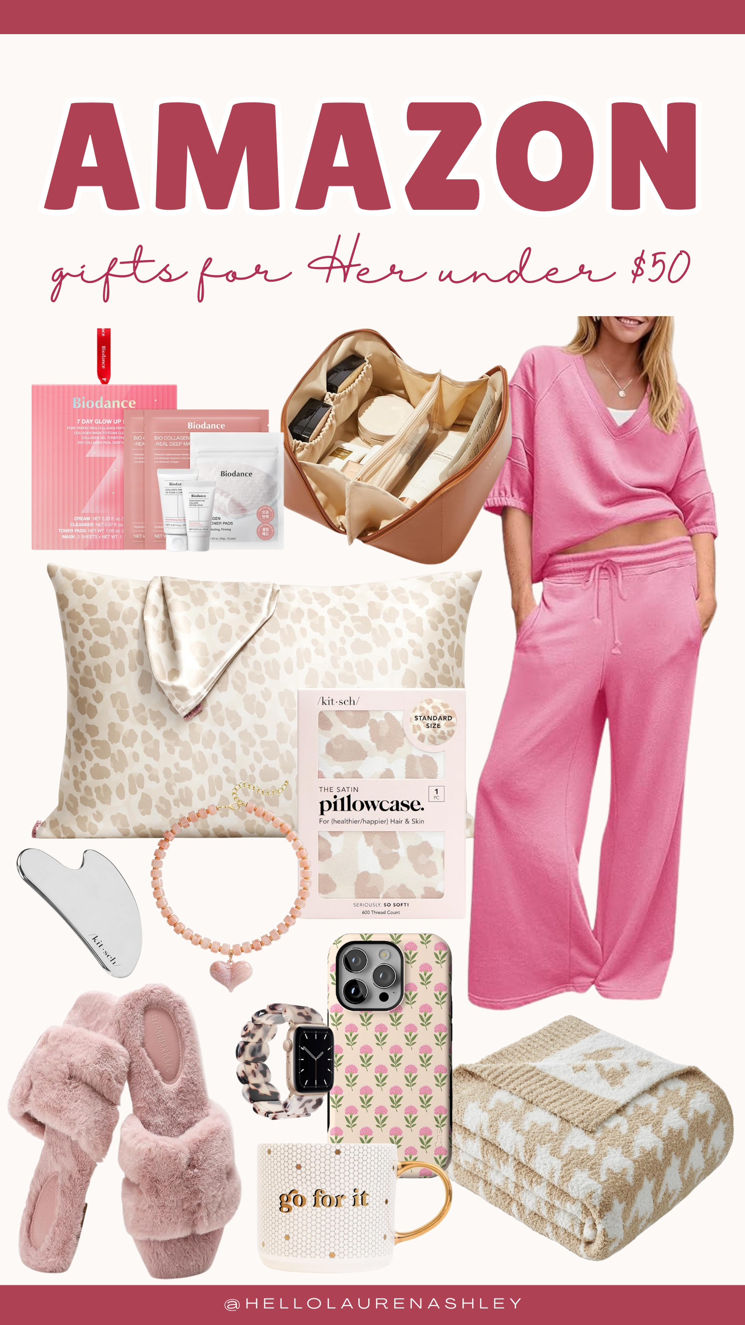 Beauty in a budget! Luxury skincare sets she's been wanting, a gorgeous bag organizer that's actually functional, plush slippers that feel like a splurge, and tech accessories that make daily life smoother. These finds deliver premium vibes without the premium price tag. She'll feel so loved opening these. 💖 
#giftideas #amazonfinds #giftsforher 

 #LTKGiftGuide #LTKHoliday #LTKBeauty