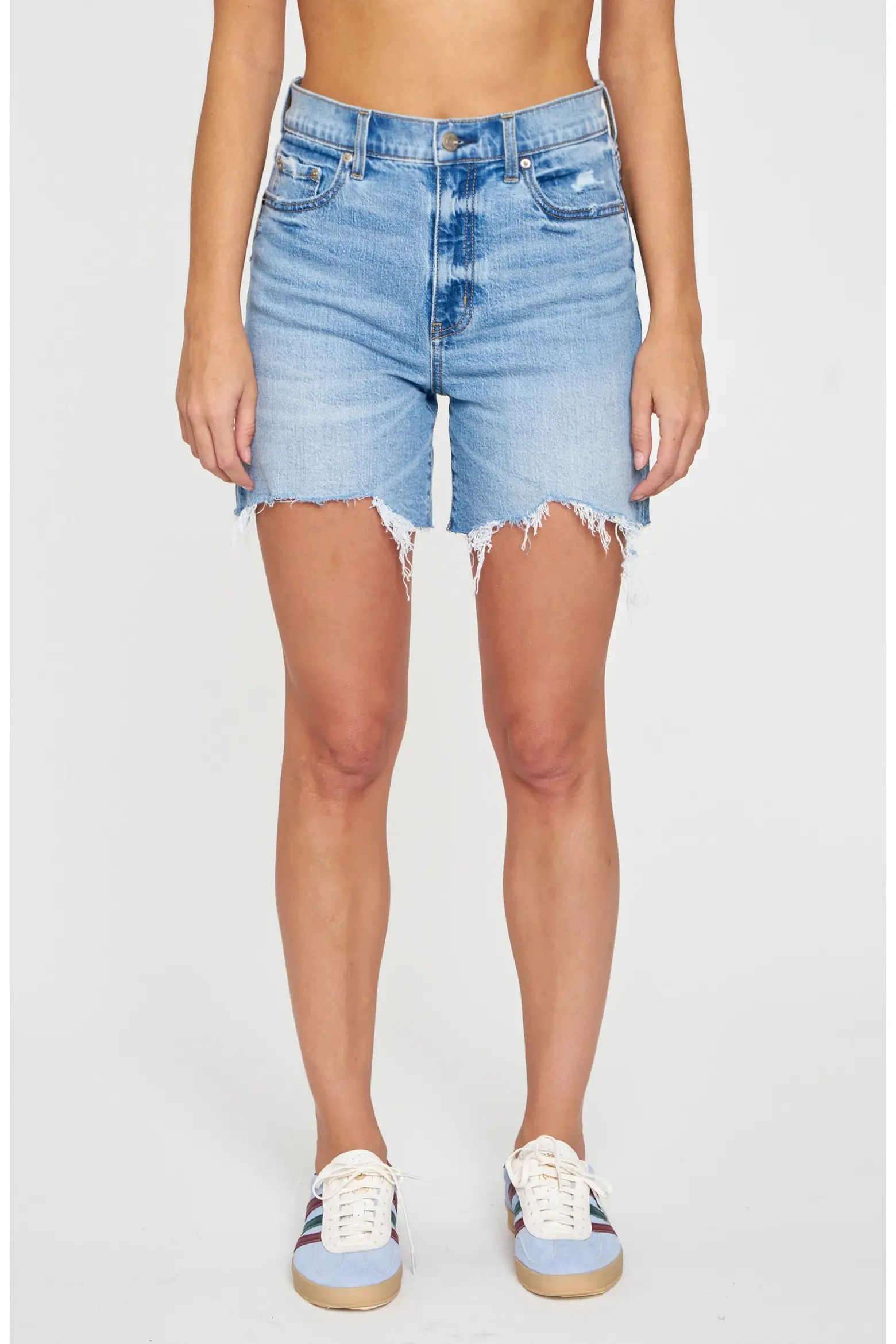 Sundaze High Waist Cutoff Denim Shorts (Women) | Nordstrom | Nordstrom